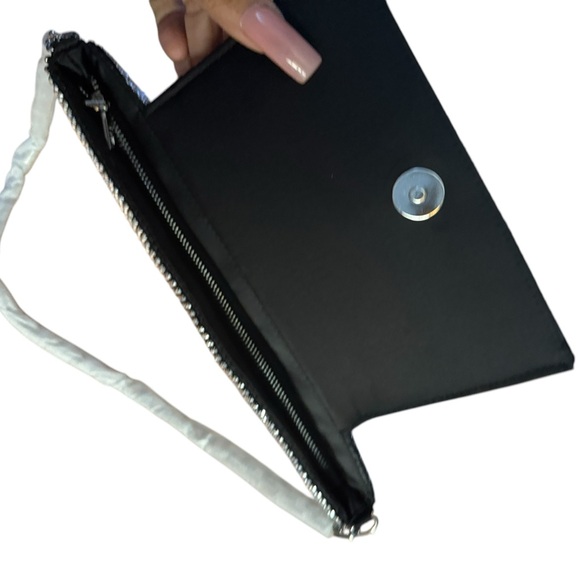 INC international concepts,Baguette Elegant Pewter Chain Shoulder Bag - Picture 4 of 6